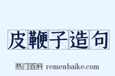 皮鞭子造句是什么意思的图片